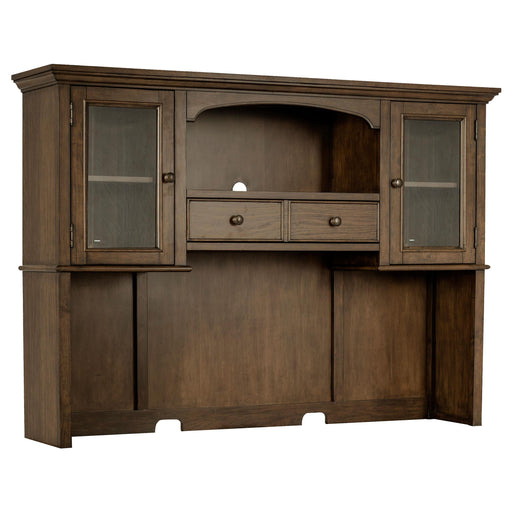 Hartshill 2-door Hutch with Shelves Burnished Oak - 881283H