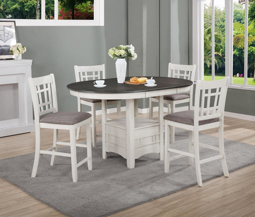 Hartwell Chalk Gray Counter Height Dining Set - Lara FurnitureCounter Height Set