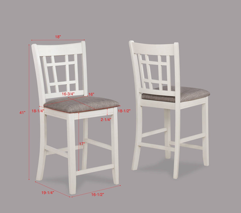 Hartwell Chalk Gray Counter Height Dining Set - Lara FurnitureCounter Height Set