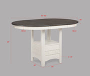 Hartwell Chalk Gray Counter Height Dining Set - Lara FurnitureCounter Height Set