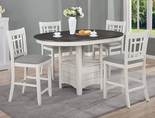 Hartwell Contr Ht Chair Chalk Grey, Set of 2 - 2795CG-S-24