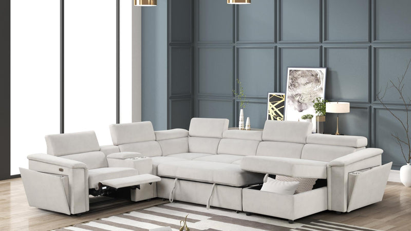 Harvey Sectional Sofa Beige - Harvey Sectional Sofa Beige