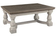 Havalance Gray/White Coffee Table - Gate FurnitureCoffee Table