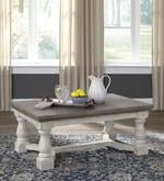 Havalance Gray/White Coffee Table - Gate FurnitureCoffee Table