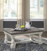 Havalance Gray/White Coffee Table - Gate FurnitureCoffee Table