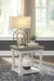 Havalance Gray/White End Table - Gate FurnitureEnd Table