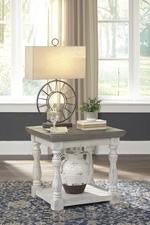 Havalance Gray/White End Table - Lara FurnitureEnd Table