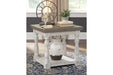 Havalance Gray/White End Table - Gate FurnitureEnd Table