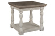 Havalance Gray/White End Table - Gate FurnitureEnd Table