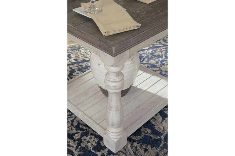 Havalance Gray/White End Table - Lara FurnitureEnd Table