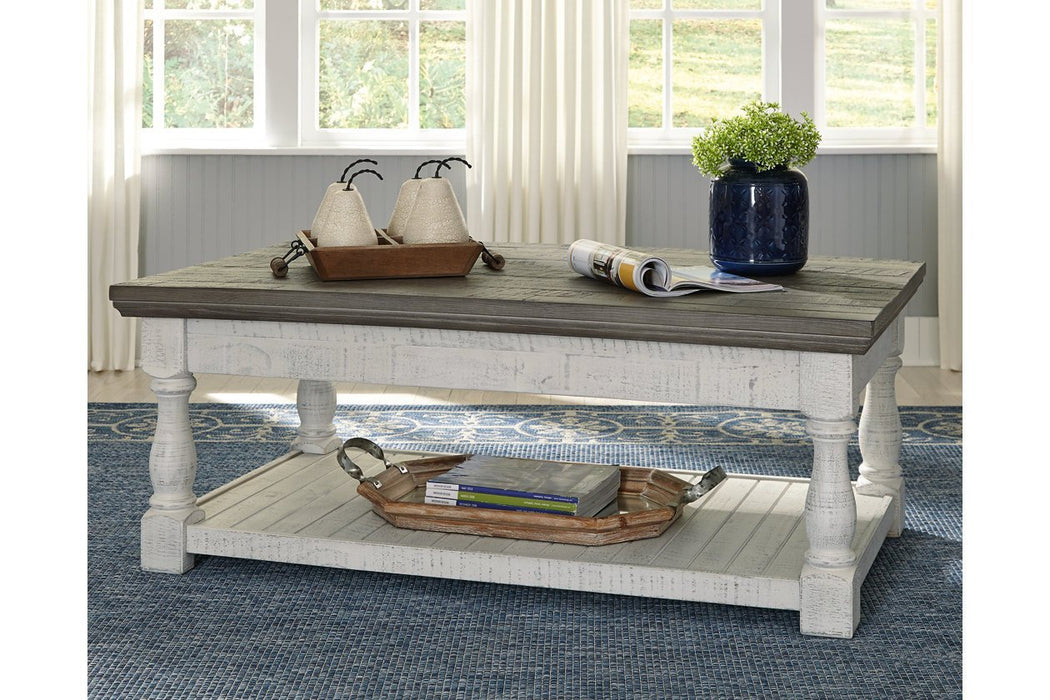 Havalance Gray/White Lift - Top Coffee Table - Gate FurnitureCoffee Table