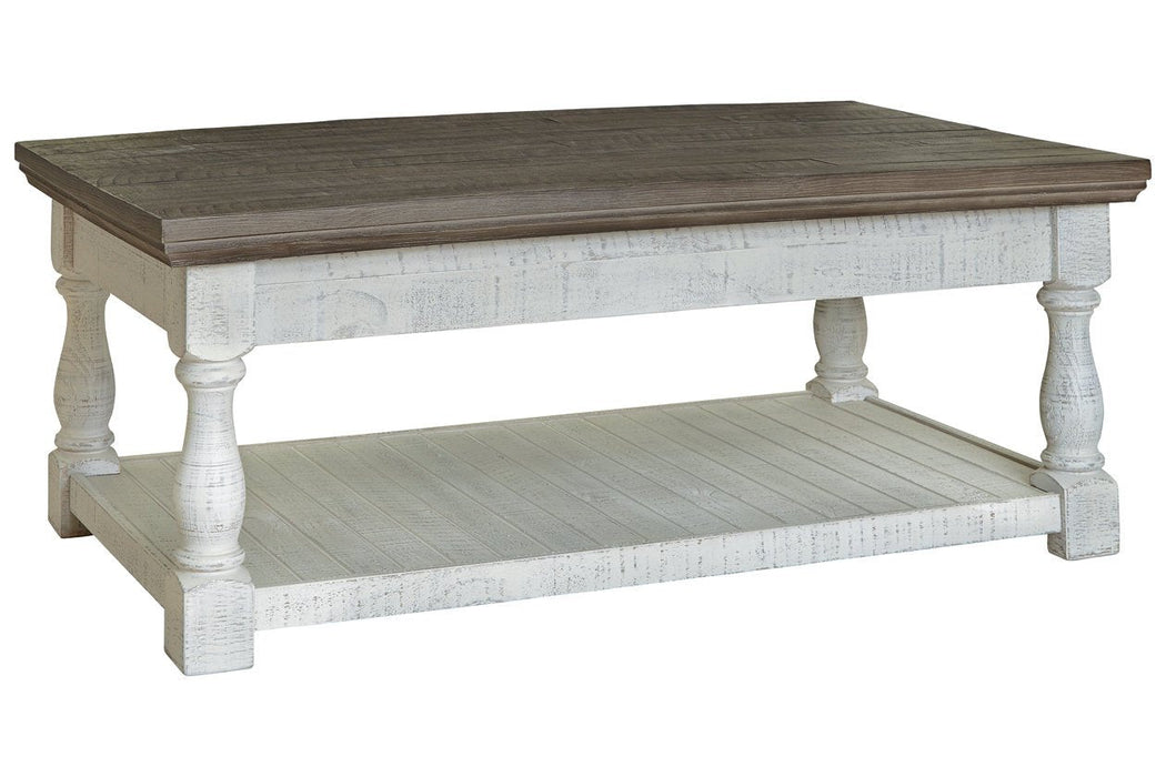Havalance Gray/White Lift - Top Coffee Table - Gate FurnitureCoffee Table