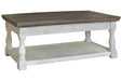 Havalance Gray/White Lift - Top Coffee Table - Gate FurnitureCoffee Table