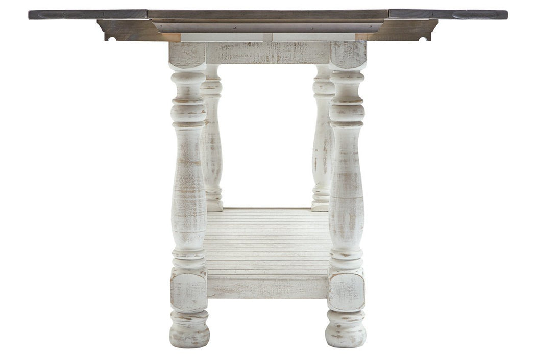 Havalance Gray/White Sofa/Console Table - Gate FurnitureSofa Table