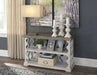 Havalance Gray/White Sofa/Console Table - Gate FurnitureSofa Table