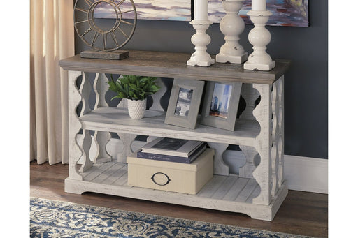 Havalance Gray/White Sofa/Console Table - Gate FurnitureSofa Table