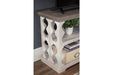 Havalance Gray/White Sofa/Console Table - Gate FurnitureSofa Table