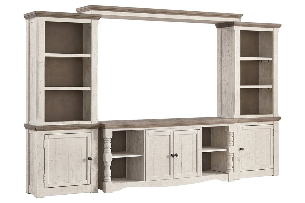 Havalance Two - tone 4 - Piece Entertainment Center - Gate FurnitureEntertainment Center