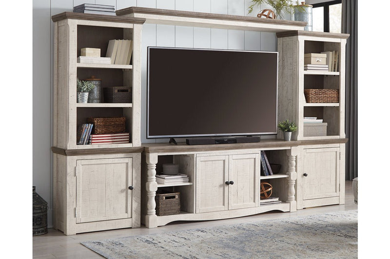 Havalance Two - tone 4 - Piece Entertainment Center - Lara FurnitureEntertainment Center