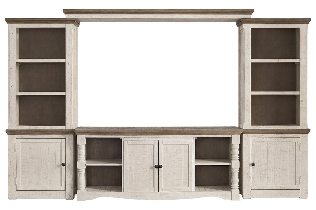 Havalance Two - tone 4 - Piece Entertainment Center - Gate FurnitureEntertainment Center