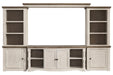 Havalance Two - tone 4 - Piece Entertainment Center - Gate FurnitureEntertainment Center