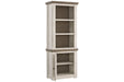 Havalance Two - tone Left Pier Cabinet - Gate FurniturePier Cabinet