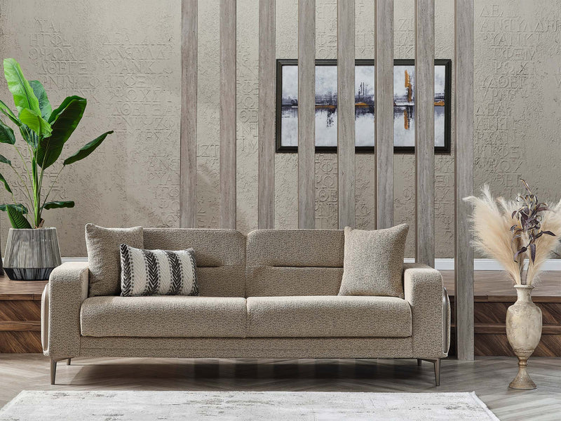 Havana Convertible Loveseat in Beige - 200-SER-HAV-PINAR07-2