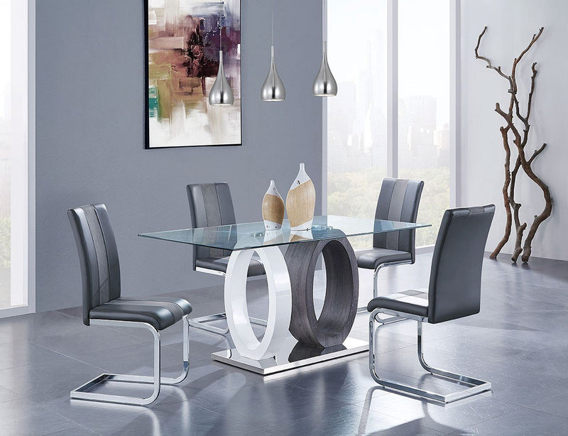 Havana Two - Tone Dining Room Set - Lara FurnitureDining Room Set