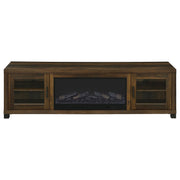 Havering 71-inch TV Stand Fireplace Media Console Dark Pine - 722873