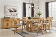 Havonplane Counter Height Dining Table and 6 Barstools in Brown - Gate FurnitureCounter Height Set