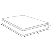 Hayes 11-inch Twin Pillow Top Memory Foam Hybrid Mattress - 350362T