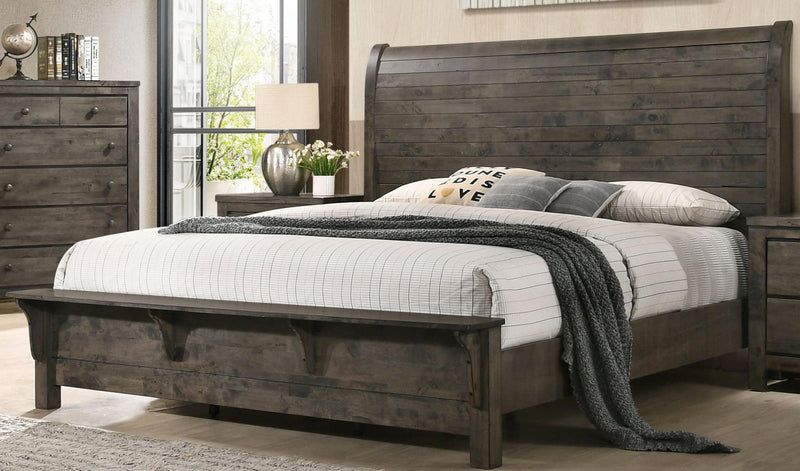 Hayward - Gray Panel Queen Bed - B205-Q-Bed
