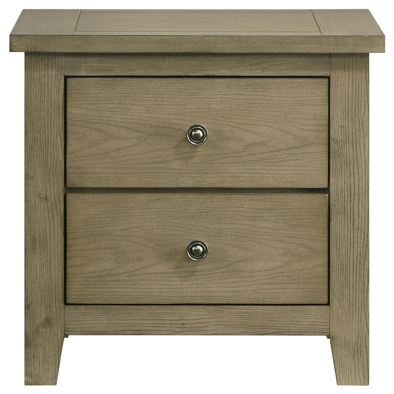 Hazlewood 2-drawer Nightstand Bedside Table Vineyard Oak - 207532