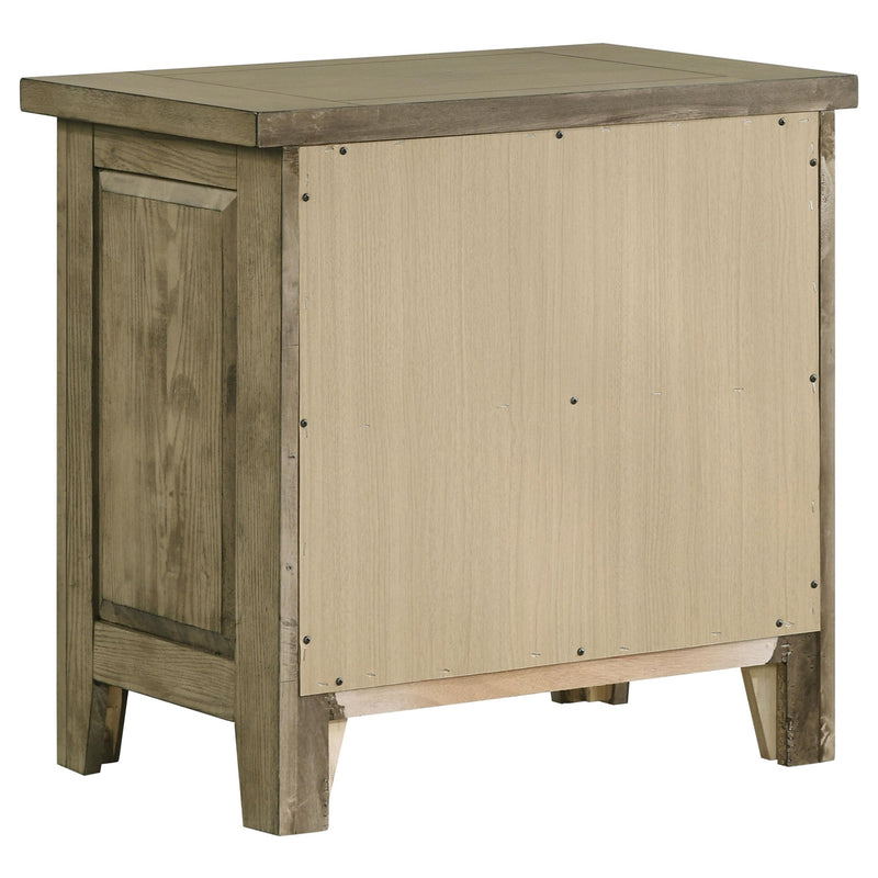 Hazlewood 2-drawer Nightstand Bedside Table Vineyard Oak - 207532