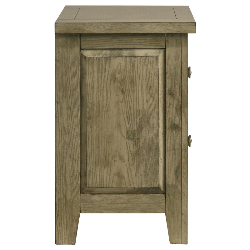 Hazlewood 2-drawer Nightstand Bedside Table Vineyard Oak - 207532