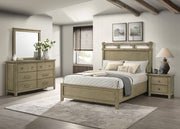 Hazlewood 4-piece Queen Bedroom Set Vineyard Oak - 207531Q-S4