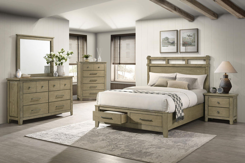 Hazlewood 5-piece Queen Bedroom Set Vineyard Oak - 207530Q-S5
