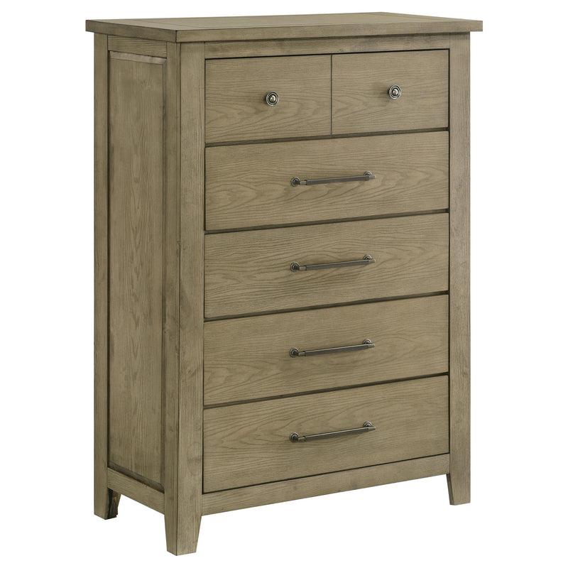 Hazlewood 5-piece Queen Bedroom Set Vineyard Oak - 207530Q-S5