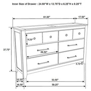 Hazlewood 5-piece Queen Bedroom Set Vineyard Oak - 207530Q-S5