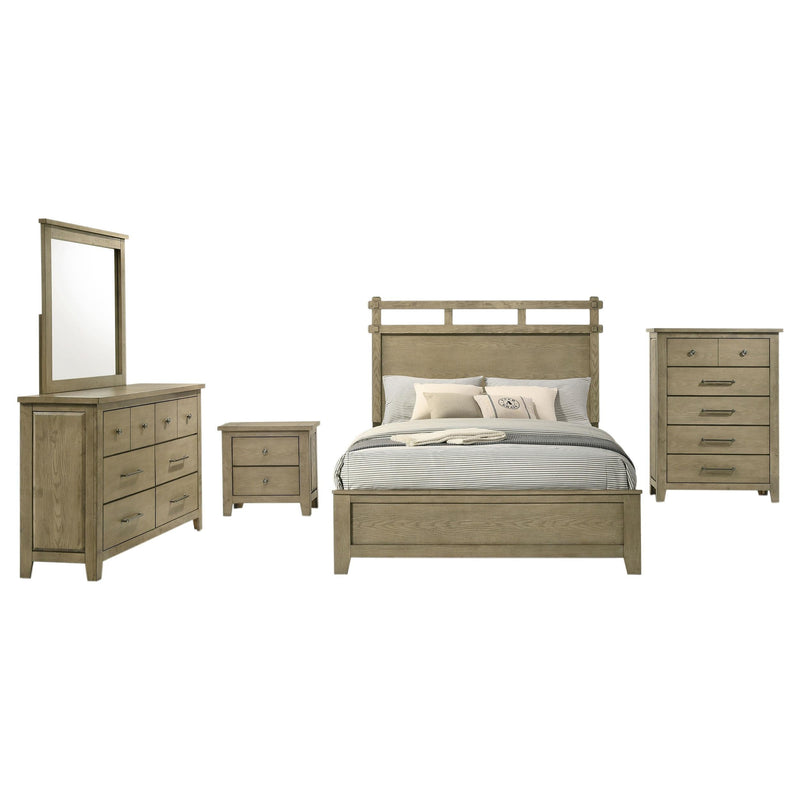 Hazlewood 5-piece Queen Bedroom Set Vineyard Oak - 207531Q-S5