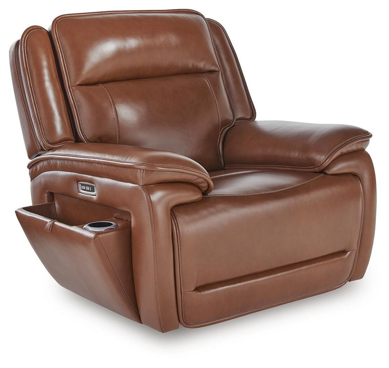 Healy Pier Chocolate Power Recliner - U1120413