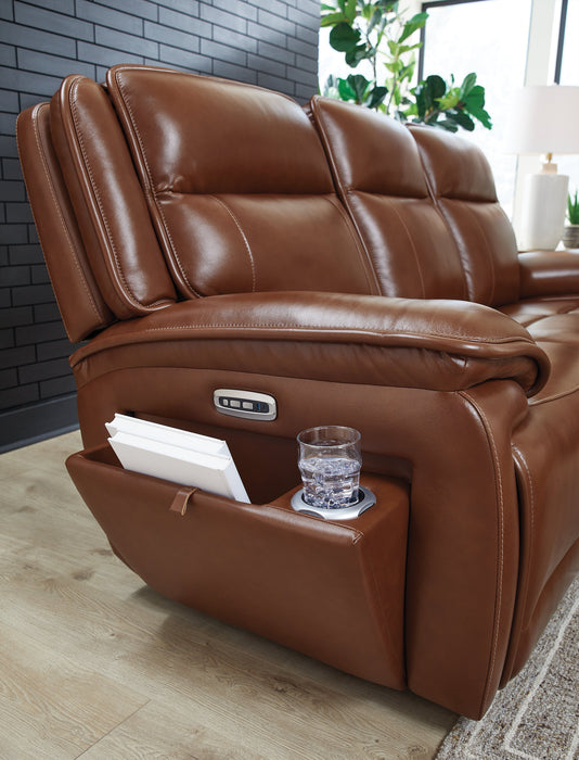 Healy Pier Chocolate Power Reclining Sofa and Loveseat - Gate FurniturePower Reclining Living Room Set