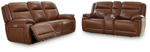Healy Pier Chocolate Power Reclining Sofa and Loveseat - Gate FurniturePower Reclining Living Room Set