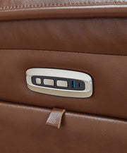 Healy Pier Chocolate Power Reclining Sofa and Loveseat - Gate FurniturePower Reclining Living Room Set