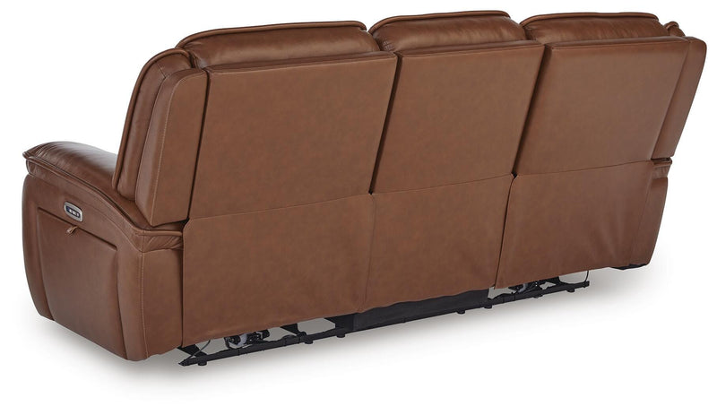 Healy Pier Chocolate Power Reclining Sofa - U1120415