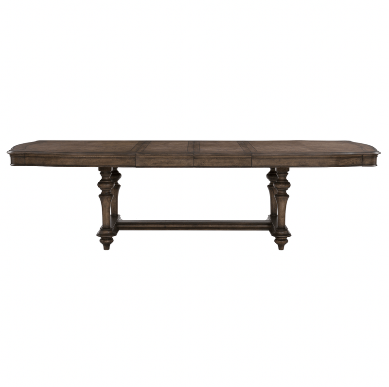 Heath Court Brown Oak Extendable Dining Set - Lara FurnitureDining Room Set
