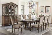 Heath Court Brown Oak Extendable Dining Set - Lara FurnitureDining Room Set