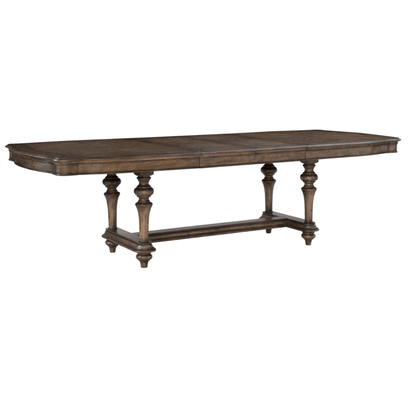 Heath Court Brown Oak Extendable Dining Set - Lara FurnitureDining Room Set