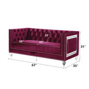 Heibero Loveseat W/2 Pillows (Same 56896) - LV01401