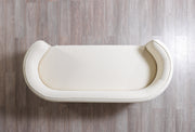Helena Ivory Velvet Loveseat 82" [ETA: 11/25] - HELENA-L